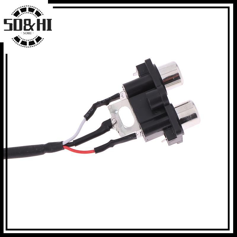 Cáp tín hiệu âm thanh 30CM 2 RCA TO XH2.54MM-3PIN Đầu vào âm thanh Soet Giao diện tín hiệu âm thanh 