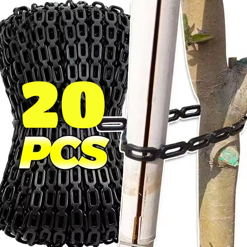 Tiện Lợi Thiết Thực Cảnh Quan Đen PE Chống Gió Sapling Hỗ Trợ Cố Định Quan Hệ- 10 / 20 Chiếc Vườn Mầ