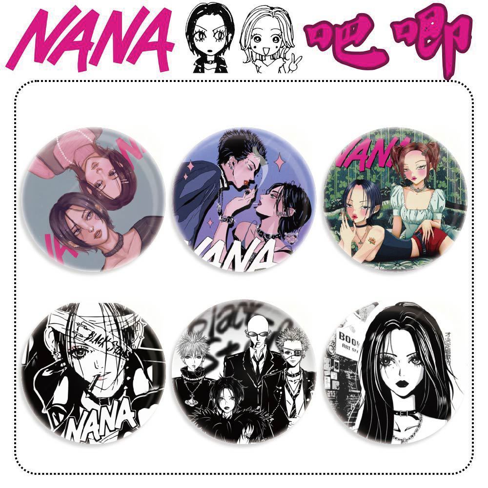 Anime NANA NANA Osaki Komatsu NANA Hàng hóa Phụ kiện sáng tạo Huy hiệu thanh 3.23