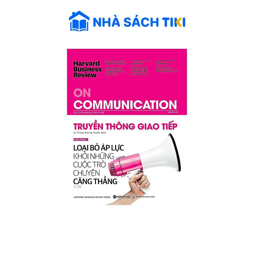 Sách Harvard Business Review - ON COMMUNICATION - Truyền Thông Giao Tiếp