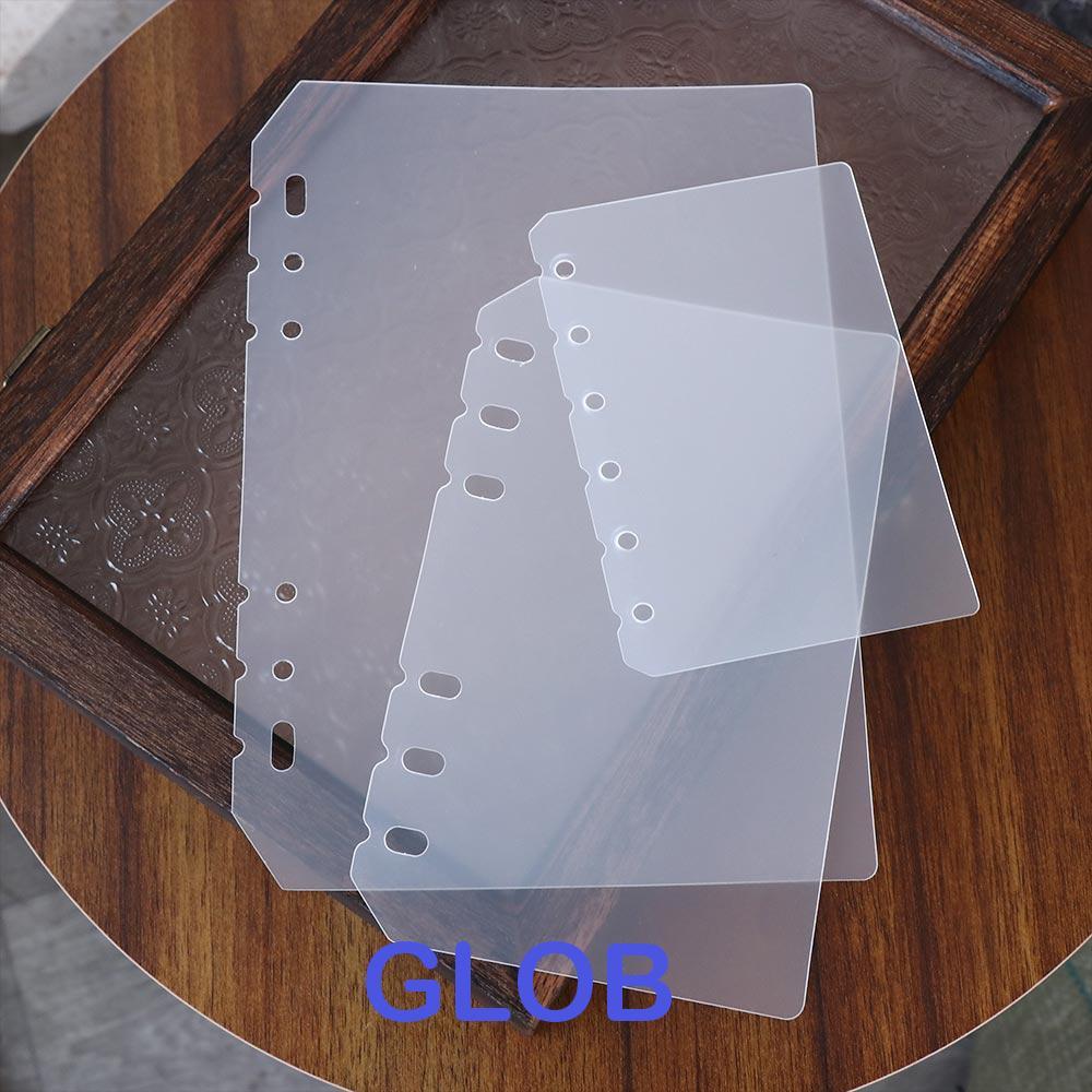 GLOB Notebook Divider Matte Notebook Phụ kiện Board Page Trong suốt Chương trình nghị sự Chất kết dí