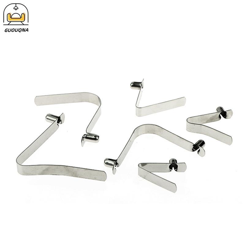 GUOUQNA 10 Chiếc Lò Xo Hình Chữ V Bule 6 Mm Lò Xo Bule Thép Tấm Dọc Lò Xo Định Vị Tấm Lò Xo