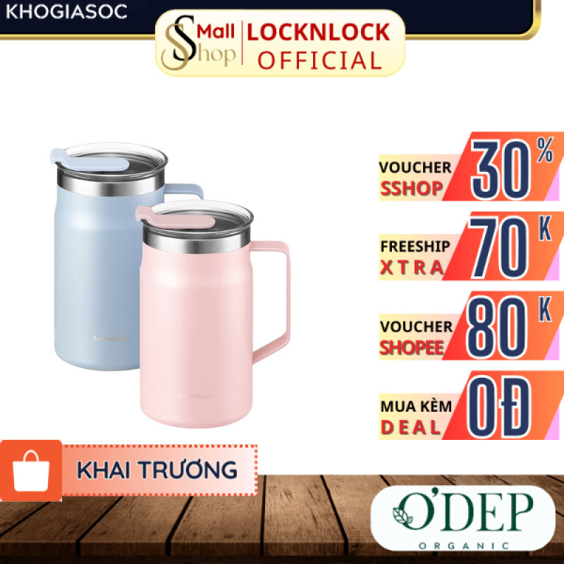 Cốc giữ nhiệt LocknLock Metro Table Mug 600ml Chính hãng  LHC4282  - - SSHOP SSL