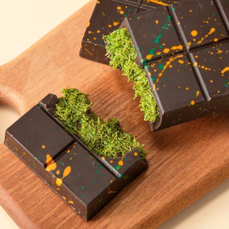 Dubai Dubai Chocolate Influencer Sandwich Chocolate Pistachio Jam Hazelnut Sauce 40 Coco Butter Choc