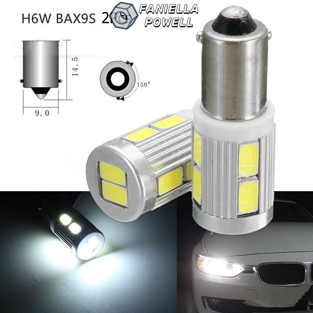 FANIELLAPOWELL 2 Chiếc BAX9S H6W 10 Bóng Đèn SMD Đèn LED Cho Xe BMW 3 Series F30 F31