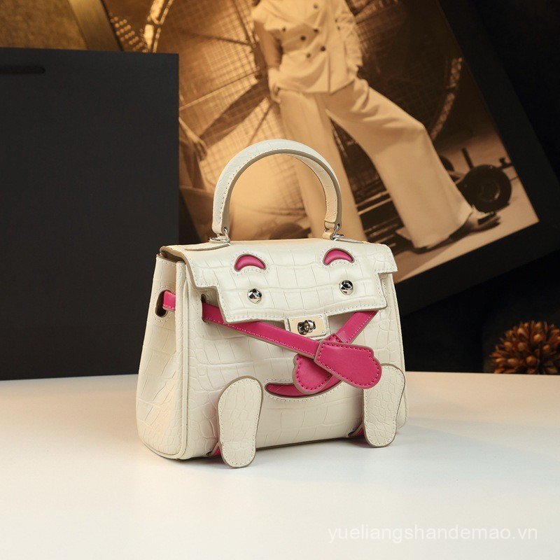 Phong Cách Nổi Tiếng Niche Búp Bê Nhỏ Túi Đeo Vai Mini Di Động Giả Mặt Túi Lee Túi