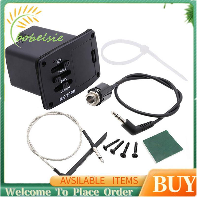 Xe Bán Tải UK-2000 Ukulele Mini Guitar Pickup 2 Ban Nhạc UK2000 EQ Equalizer Hệ Thống Cho Đàn Ukulel