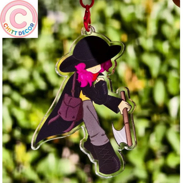 John Doe,Jane Doe Keychain,Acrylic Keychain - chit