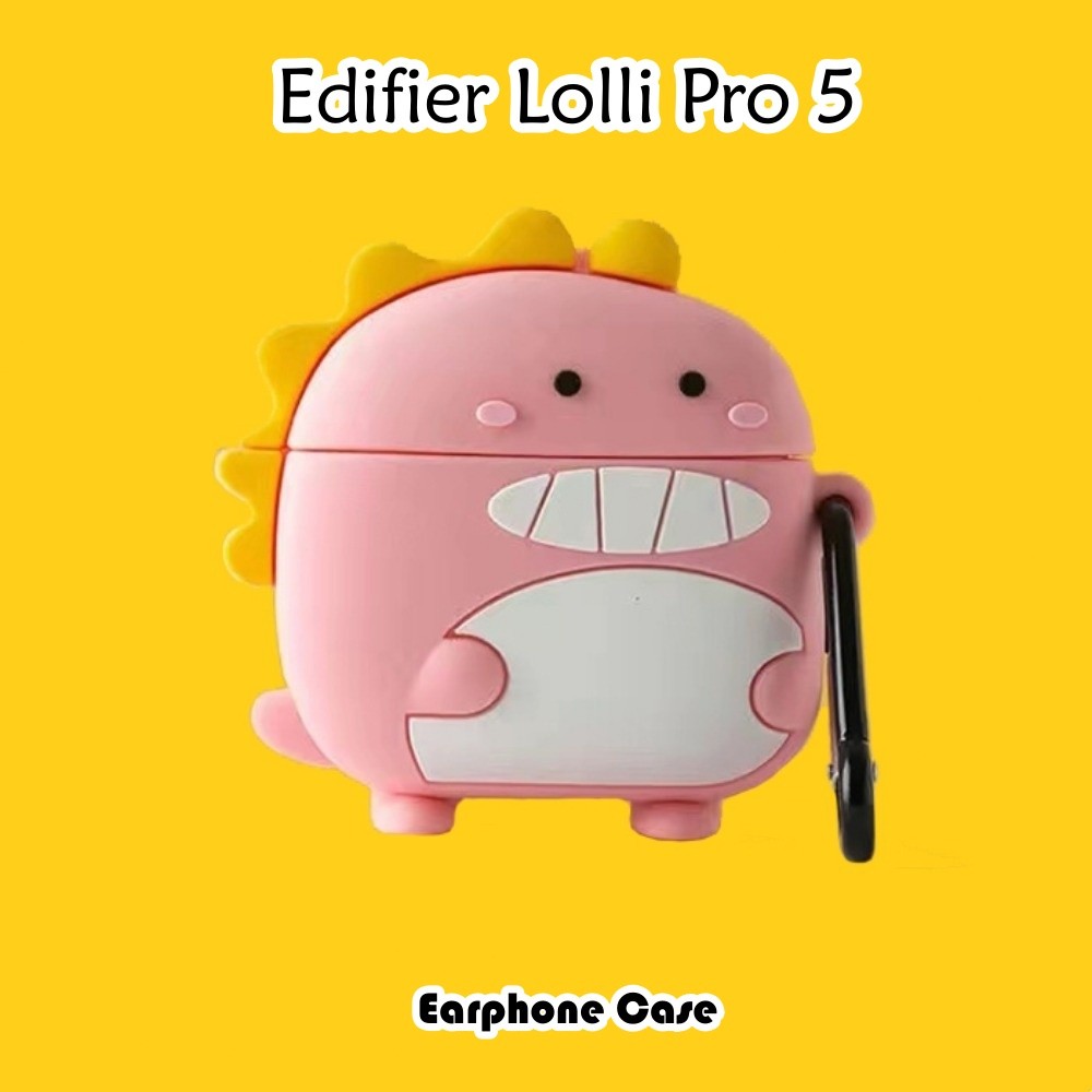 [Yoshida] Dành Cho Edifier Lolli Pro 5 Ốp Lưng Vỏ Tai Nghe Silicon Mềm Đơn Giản Hoạt Hình