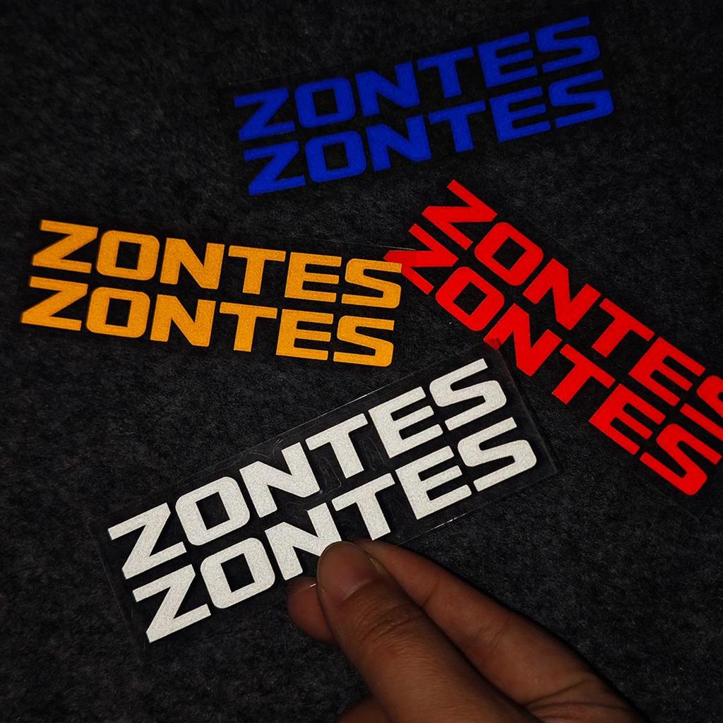 Dành cho zontes ZONS 368G 703R 703F 310M V R T X Nhãn dán vinyl phản quang Đua xe phụ kiện xe máy mũ