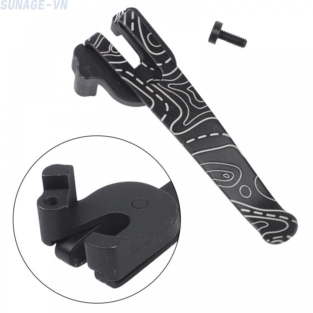 【SUNAGE】91MM Pocket Clip Stainless Steel Construction Compact Design Replacement Part【HOT Fashion】