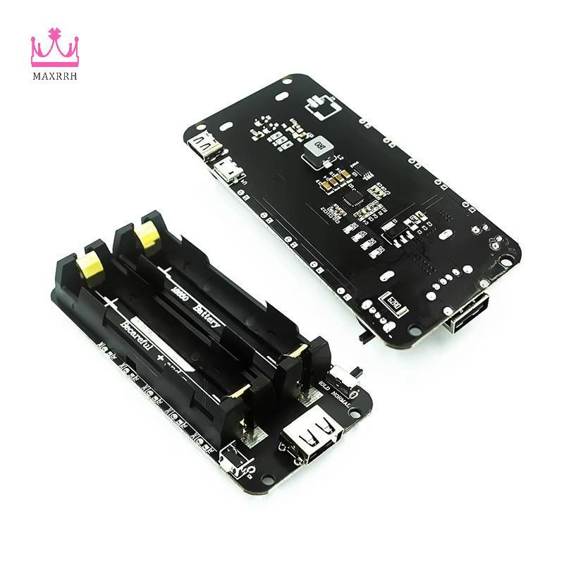 Giá đỡ Maxrrh có ngăn đơn Hỗ trợ USB 5V / 2A 3V / 1A V3 Pin Mô-đun sạc pin cho Raspberry Pi Mới