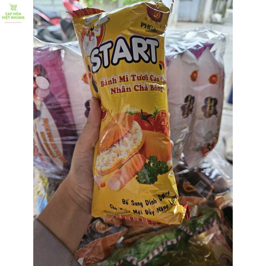 Combo 10 gói bánh mì Start Phú Đạt 60g thơm ngon bổ dưỡng
