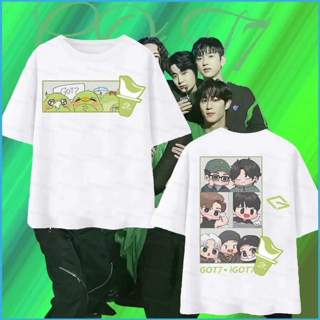 Áo Thun GOT7 K-Pop Phù Hợp Mùa Hè - Thành Viên Jinyoung, Mark, Jackson, Youngjae và BamBam
