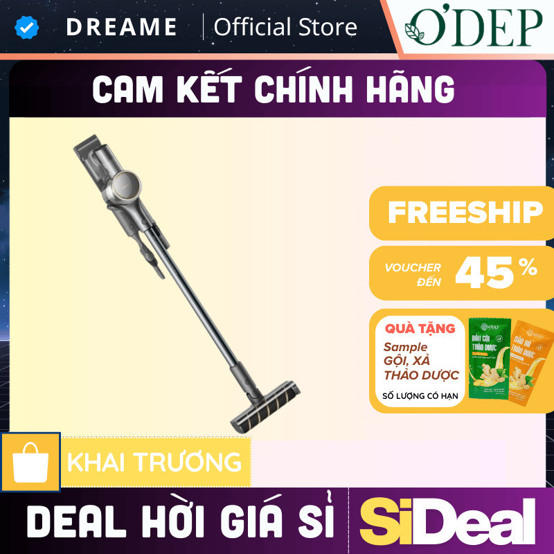 Máy hút bụi không dây Dreame V18S Aqua đa năng - Bảo hành 24 tháng - SIDEAL SIA