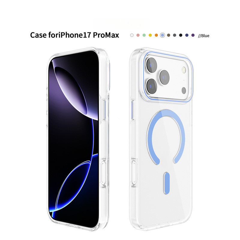 Ready New For iPhone 17 Phone Case 17 Air Shockproof Protective Cover 17 Pro Max Magnetic Transparen