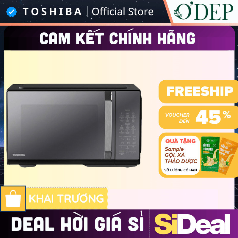 Lò vi sóng Toshiba MW3-EM26PE(BM)VN - Bảo hành 12 tháng - SIDEAL SIA