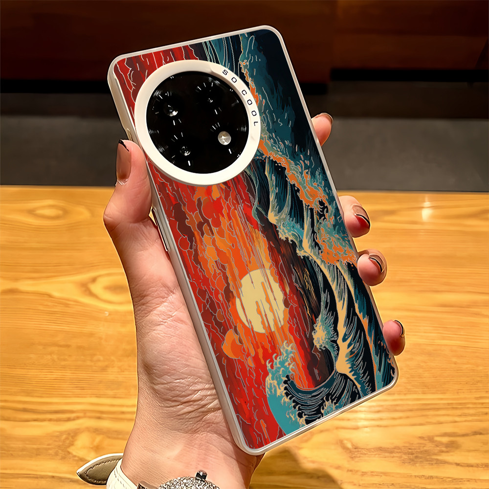 Dành Cho OnePlus 15 13 13T 13R Ace 6 / 5 Pro Nord 5Ace 3 / 2 2V The Great Wave off Kanagawa Micro Fr