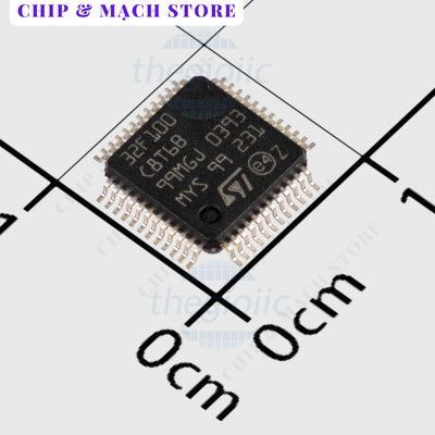 STM32F100C8T6B 48-LQFP, 32-Bit ARM Cortex M3 Microcontroller, 24MHz, 64KB FLASH, 48-LQFP Chip & Mạch