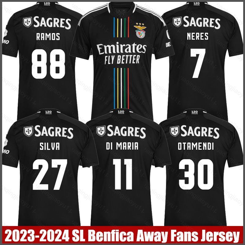 HQ2 2023-2024 Áo JeresyAway Benfica - Bóng Đá Tee Nhiều Kích Cỡ