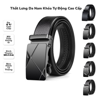 [HCM] Thắt Lưng Da Nam, dây nịt Khóa Tự Động Cao cấp-Rafaleen
