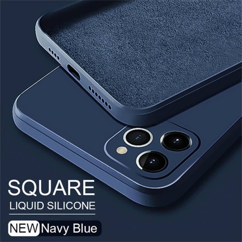 Ốp điện thoại Full Cover Liquid Straight Edge cho Huawei Enjoy 9 10 10S 20 20SE 30E Z Plus Pro 5G Co