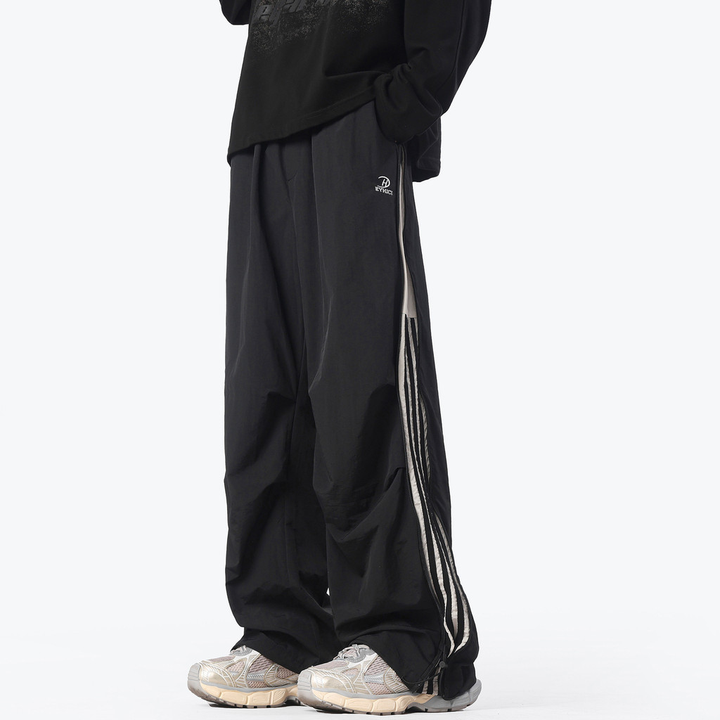 Quần Thể Thao 3 Sọc Có Zip | Casual Stripe Zip Pant | 3T Streetwear