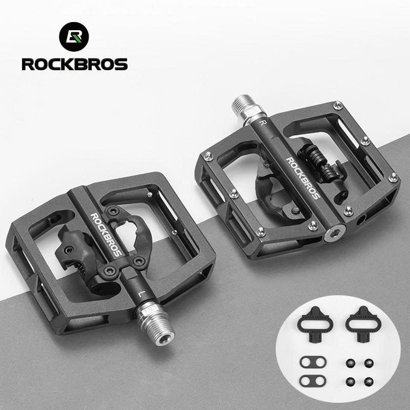 Rockbros Bàn Đạp Khóa Đa Năng 2 Trong 1 Cho Xe Đạp Leo Núi Bàn Đạp Phẳng Đi Kèm Với Can Cá