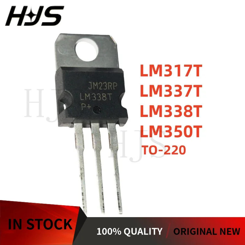 5 CÁI LM317T LM337T LM338T LM350T LM317T LM337 LM338 LM350 TO-220 diode ổn định điện áp có thể điều 