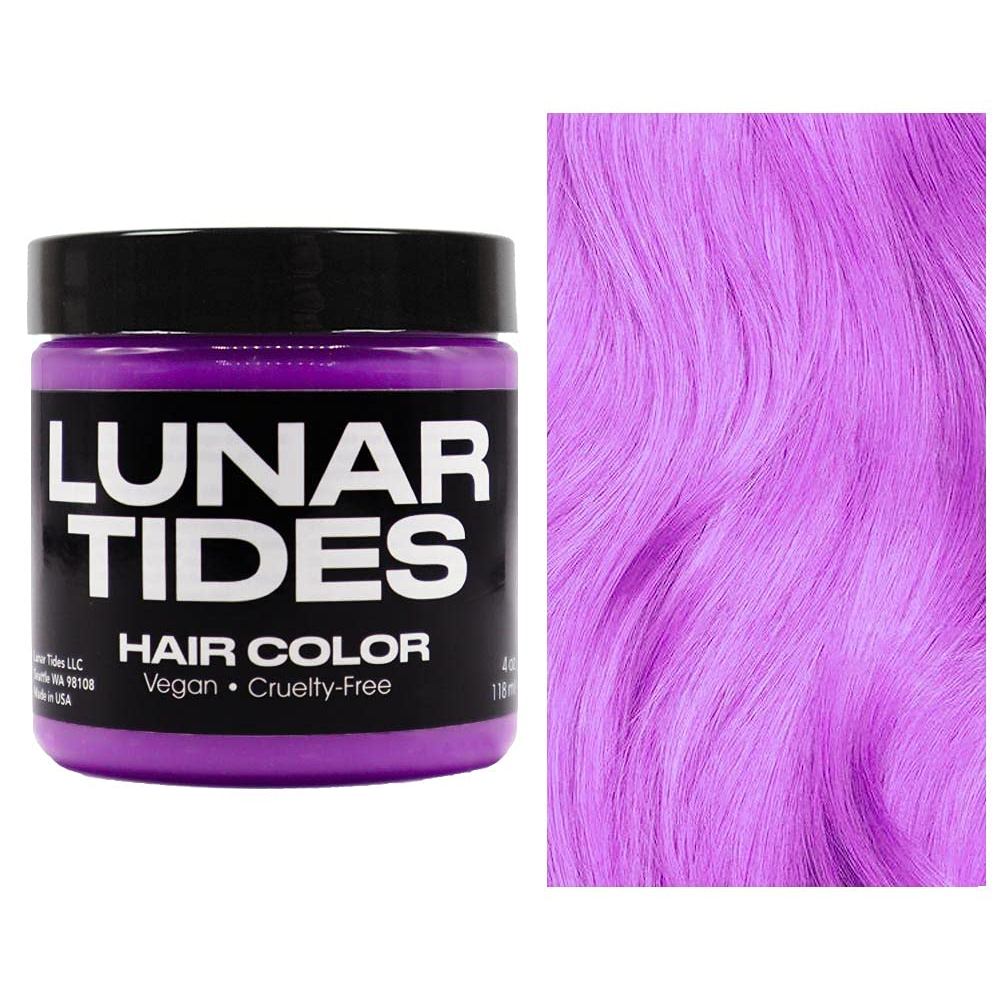 LUNAR TIDES Hair Color - Semi-Permanent Vegan Dye (118ml) - Various Shades (Sham Orange, Neon Lemon 