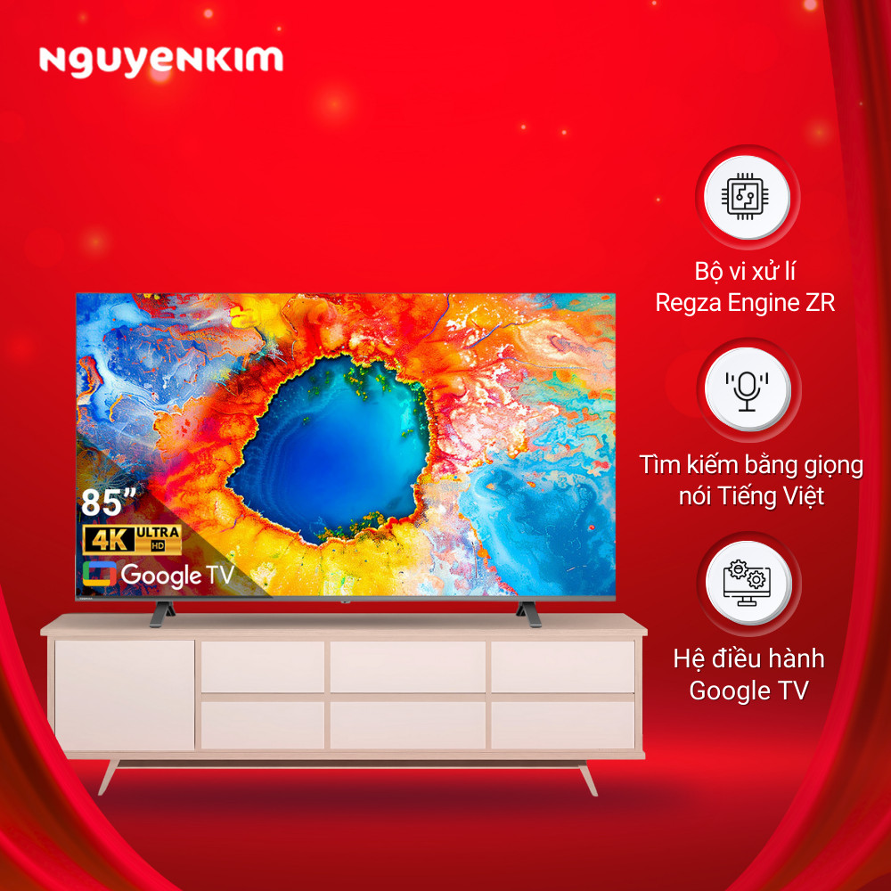 Smart Tivi QLED Toshiba 4K 85 inch 85M450NP