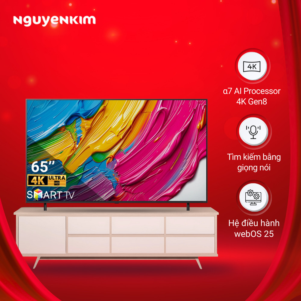 Smart Tivi QNED LG 4K 65 inch 65QNED80ASA