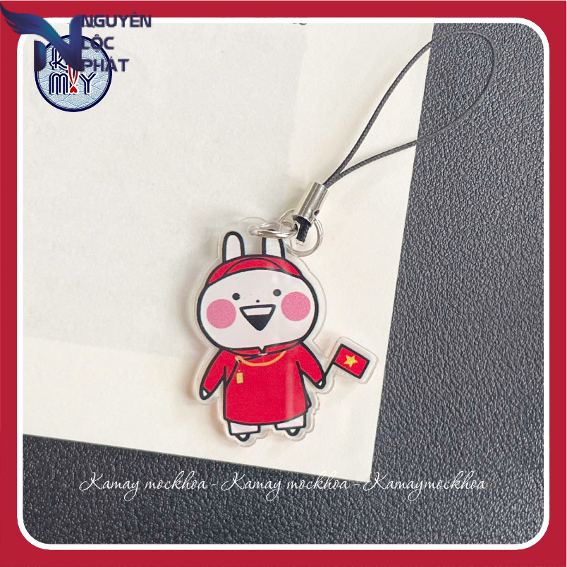 Móc khoá dây điện thoại Việt Nam, yêu nước Việt Nam  nlp