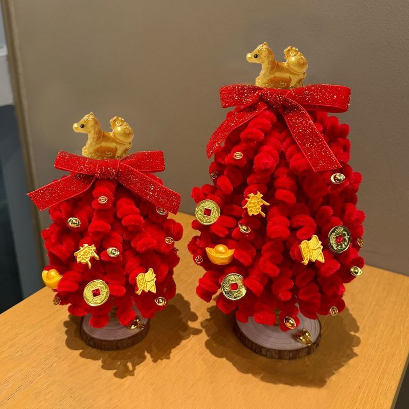 DIY Spring Festival Gift Materials Red for 2026 New Year Decorative Items Pack