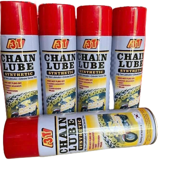 Dưỡng Sên, Dưỡng Xích Xe Máy 3T Chain Lube - Chai Xịt Dưỡng Bôi Trơn Sên Xích Xe Máy