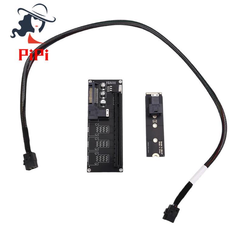 Thẻ nâng NVMe M.2 NGFF toPCIe 3.0 X4 X16 cho Card Video bên ngoài PCIe 3.0 X4 X16 Riser