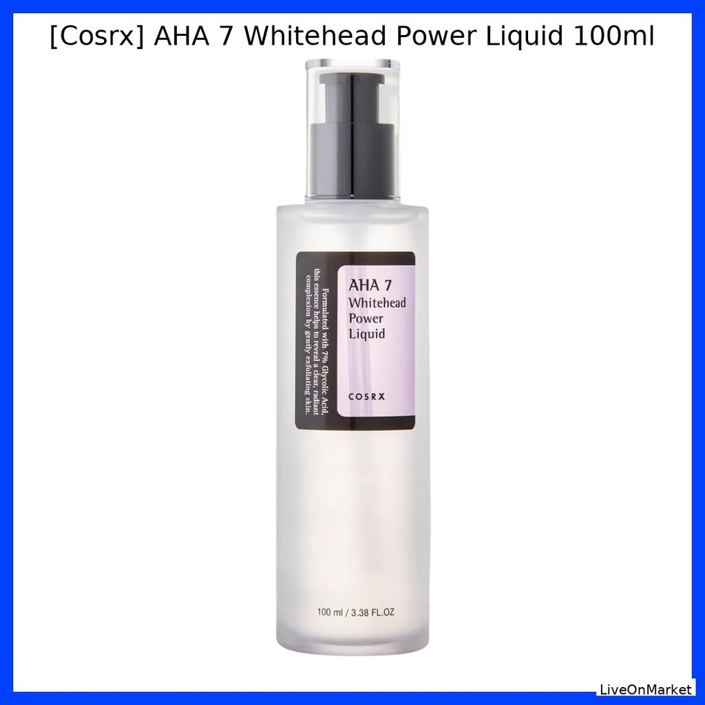 [Cosrx] AHA 7 Whitehead Power Liquid 100ml / Chất lỏng tẩy tế bào chết Hàn Quốc / Công thức nhẹ nhàn
