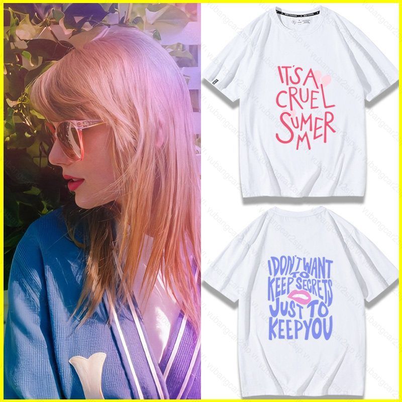 Áo thun ngắn tay mùa hè Taylor Swift Cruel