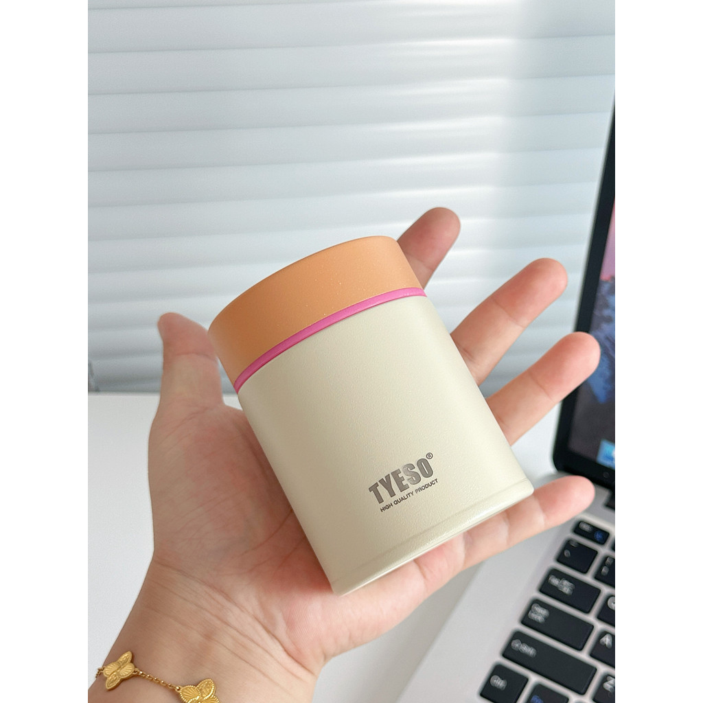 Tyeso tyeso Mini Thermos Cup Bé Gái Nhỏ Di Động 316 Nữ Cốc Cà Phê Giá Trị Cao Di Động Đơn Giản Cốc N