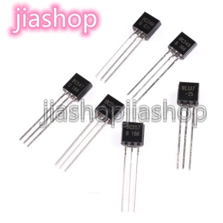 Bộ 50 Transistor chính hãng BC327 BC337 BC517 BC546 BC547 BC548 BC549 BC550 BC556 BC557 BC558 A1015 