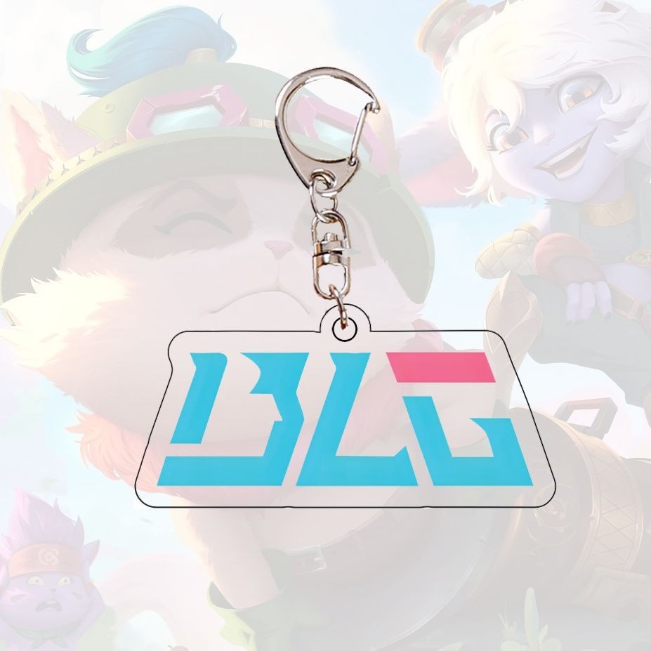 LOL Liên Minh Huyền Thoại Đội BLG T1 EDG RNG FPX IG Móc Khóa Độc Đáo Học Sinh Schoolbag Mặt Dây Chuy