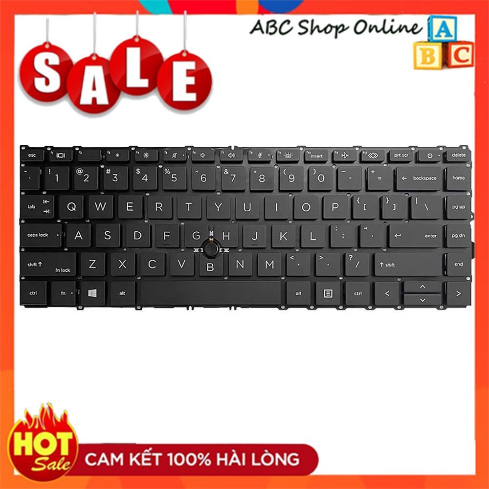 Bàn Phím Laptop HP EliteBook 840 G7 840 G8 845 G7 745 G7 745 G8 Chuẩn US Keyboard Backlit