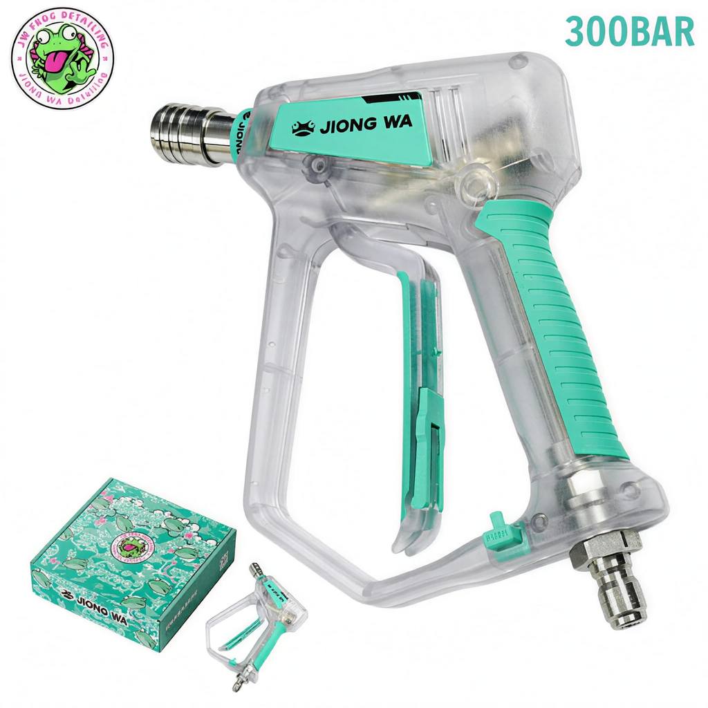 S.úng Rửa Xe Jiong Wa W06 300Bar Khóa Chống Mỏi – Đầu Tự Gài Inox 304, Chống Xoắn 360°