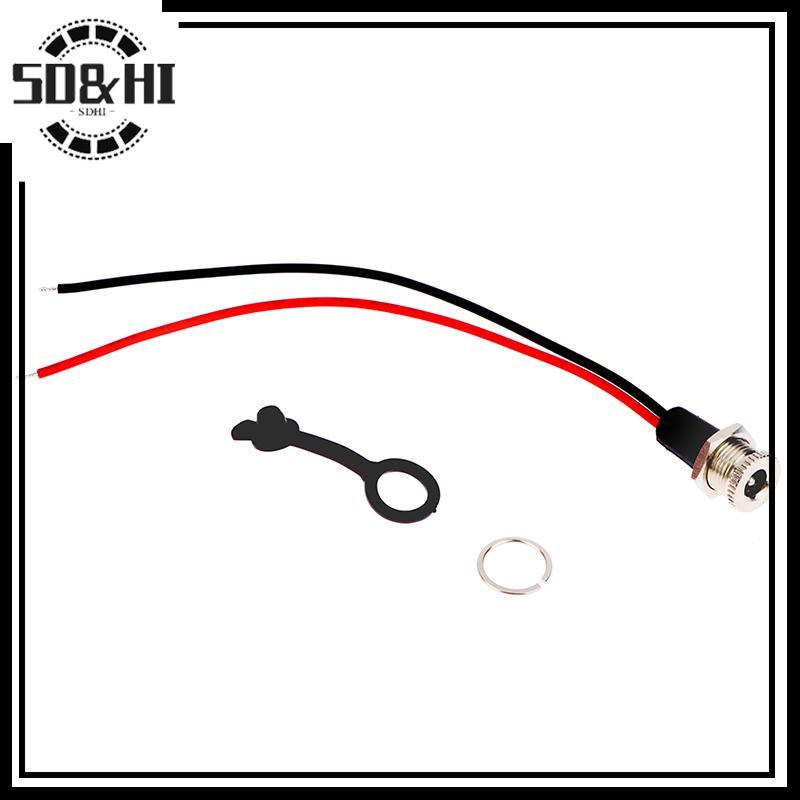 【 SD & HI 】 5A IP68 chống nước 5.5 x 2.1MM 5521 / 5525 DC Power Soet Female Ja Panel Mount Solder Co