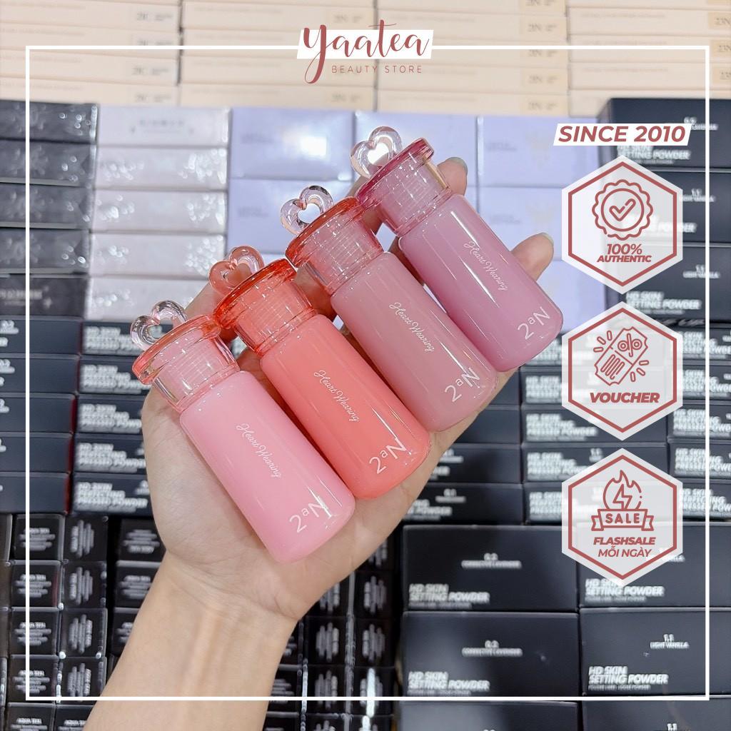 Má Hồng Kem 2aN Heart Wearing Liquid Cheek 4.4g