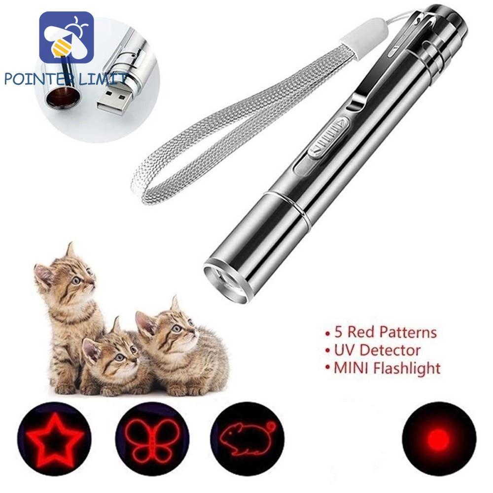 POINTER LIMIT Đồ chơi cho mèo Laser, Thiết kế chấm đỏ đa chức năng Chiếu Lazer, Đồ dùng cho thú cưng