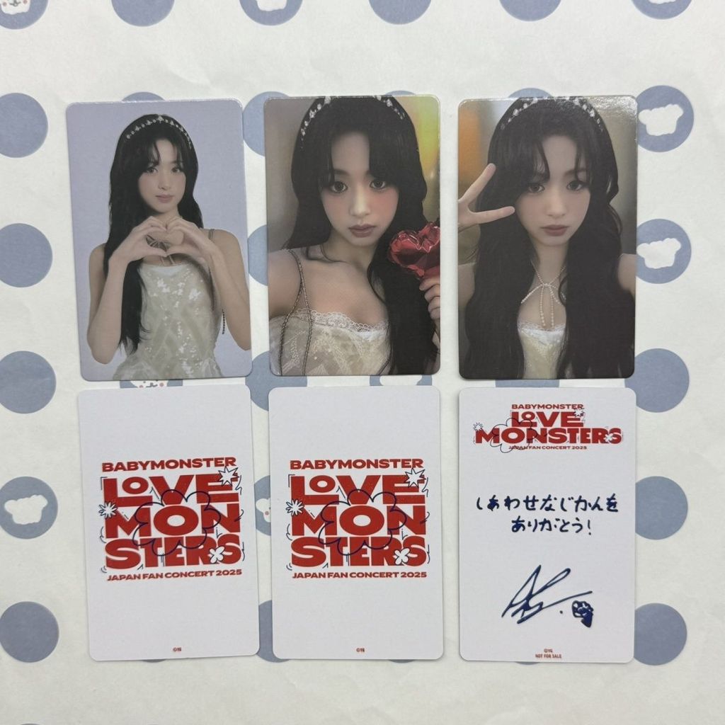 Baby Monste Zheng Yaxian small card ahyeon flash full card, flash random card genuine small card