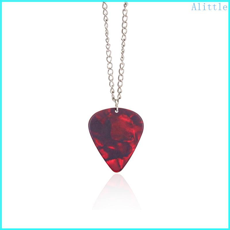 Alia Eddie Munson Vòng Cổ Kỳ Lạ Kinh Dị Điều Guitar Chọn Mặt Dây Chuyền Vòng Cổ Trang Sức