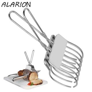 Máy cắt thịt bò nướng ALARION, Tông cắt bánh mì thịt cầm tay đa chức năng, Hướng dẫn cắt dễ dàng bằng thép không gỉ Giá đỡ thực phẩm cầm tay Sử dụng nhà bếp