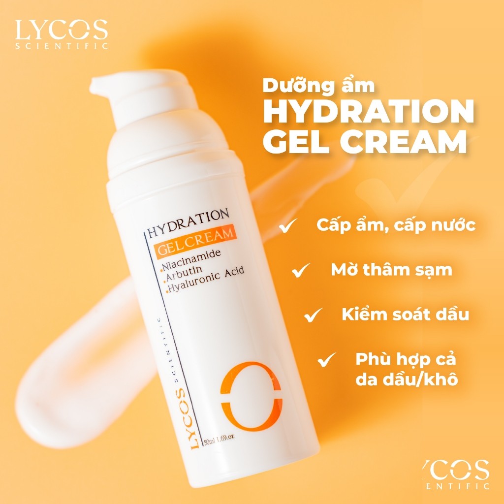 LYCOS CHÍNH HÃNG [Lycos Chính Hãng] Gel Cân Bằng Cấp Ẩm Kiểm Soát Dầu Nhờn LYCOS 50ml – Mỹ Phẩm Lyco